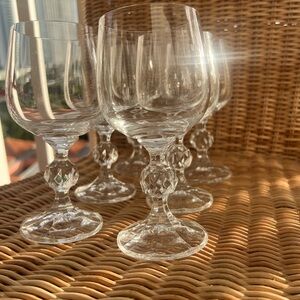 Elegant Crystal Wine Glass Set of 6